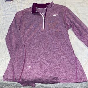 Nike drifit half zip up
